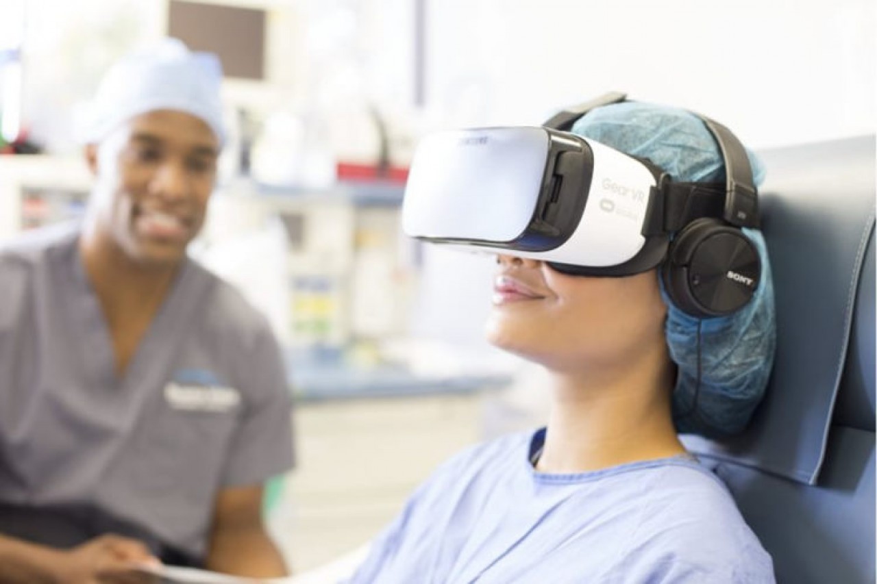 Hypno VR a développé un logiciel de réalité virtuelle capable de plonger et maintenir un patient en état d’hypnose. © Hypno VR.