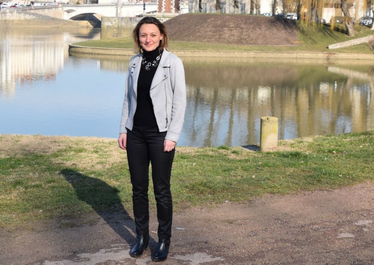 Laurence Grosselin, directrice régionale Est de la société d'ingénierie ABMI. © Traces Ecrites.