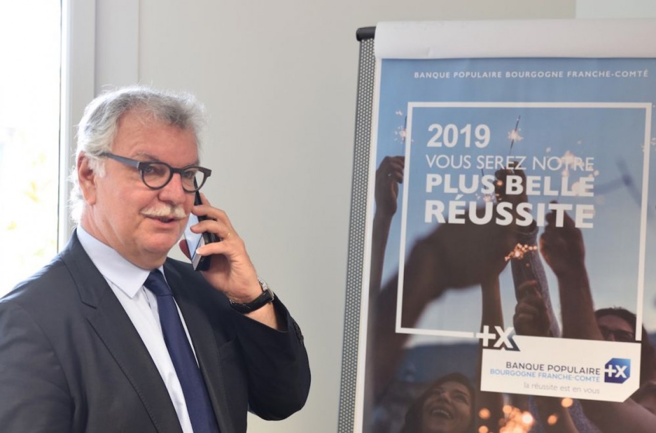 Bruno Duchesne, directeur général de la Banque Populaire de Bourgogne - Franche-Comté.