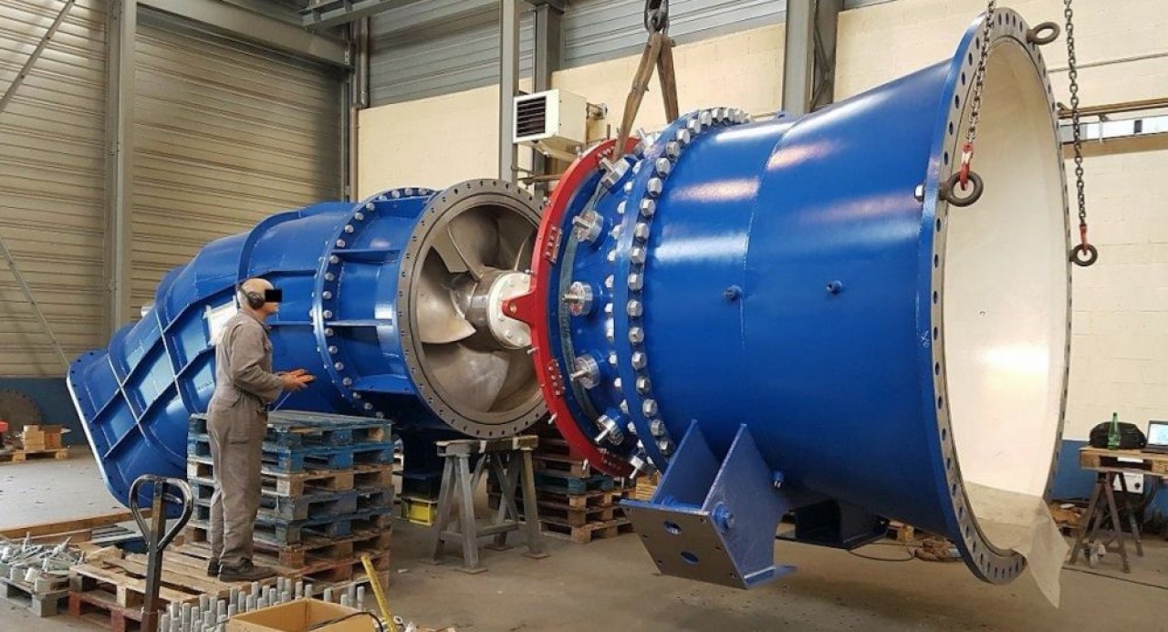 Hydro Power Plant (HPP) conçoit et fabrique ses turbines et équipements de vantellerie entièrement en France. © Hydro Power Plant