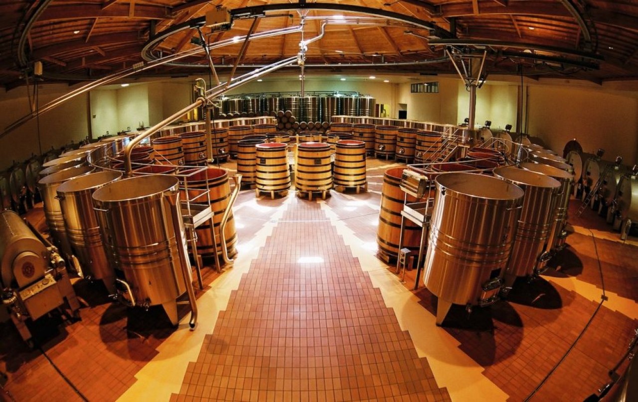 La cuverie Louis Jadot à Beaune. © Louis Jadot.