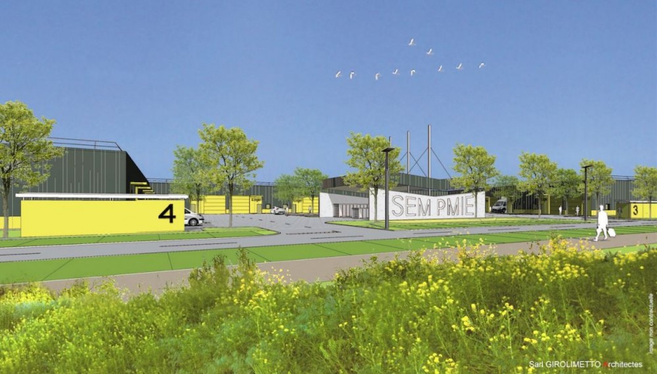 CRRI 2000 construit le programme de cellules artisanales Middle Tech, sur la zone Technoland II à Allenjoie (Doubs), pour le compte de la société d’économie mixte Pays de Montbéliard Immobilier d’Entreprises, un contrat de 3 millions d’€. © Alain Girolime