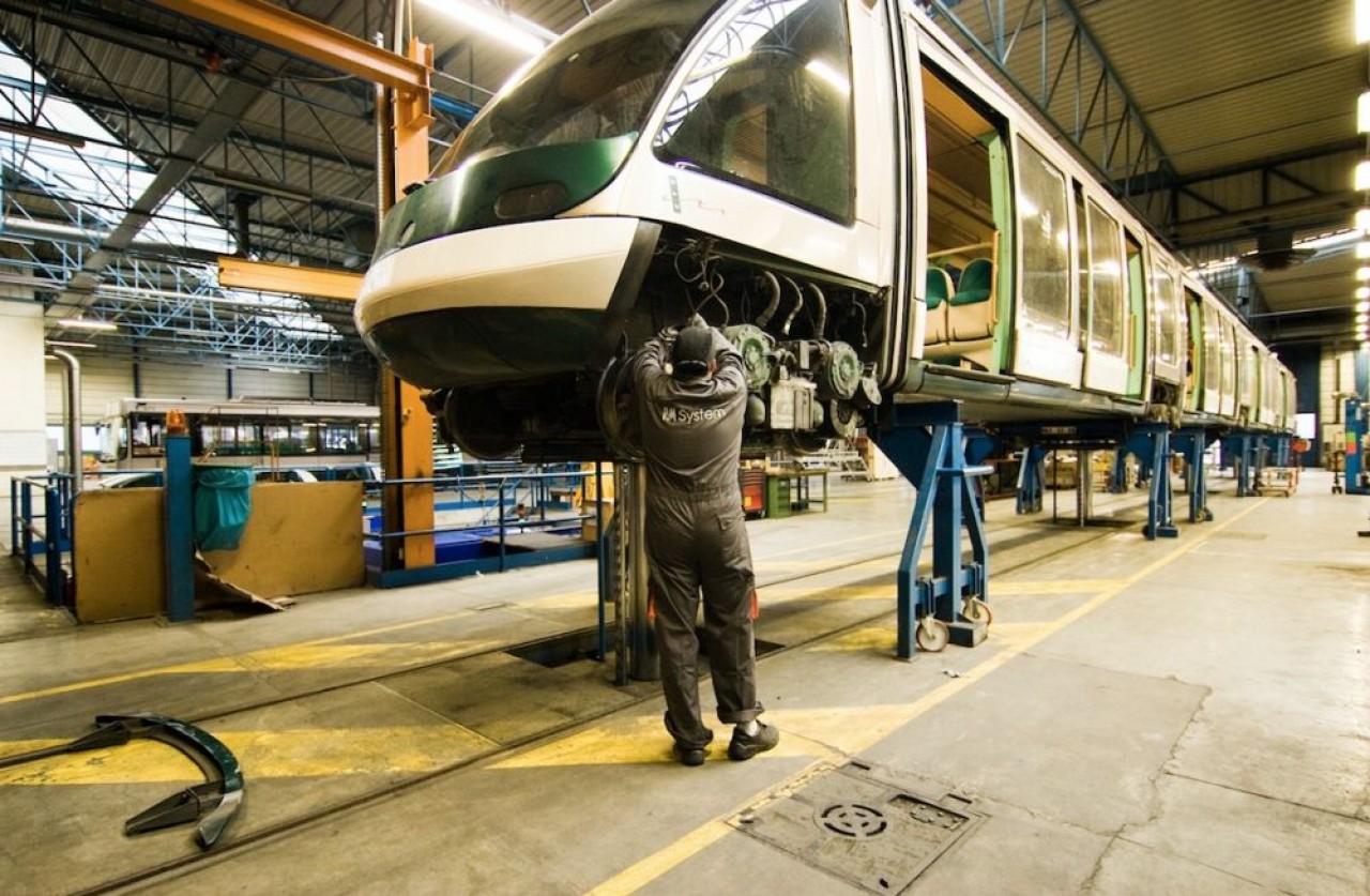 Spécialisé dans l'habillage des trains, RM System développe aujourd'hui des activités de maintenance et réparation du matériel roulant en exploitation. © RM System