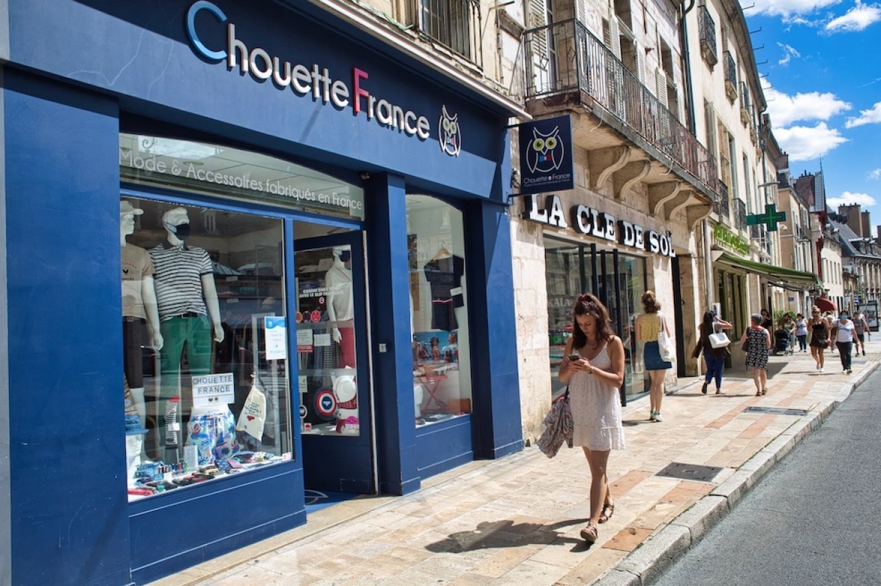 La boutique Chouette France est installée au coeur de Dijon et sur un axe commerçant. © Arnaud Morel