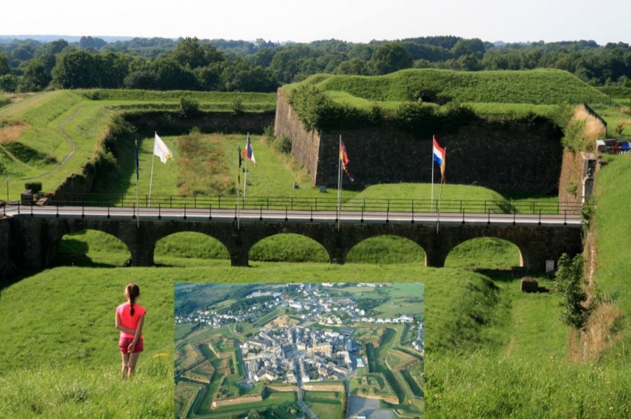 Les trois-quarts des touristes de l'été 2020 étaient originaires du Grand Est. En photo, la petite ville de Rocroi, dans les Ardennes, et son remarquable urbanisme décagonal. © ARTGE