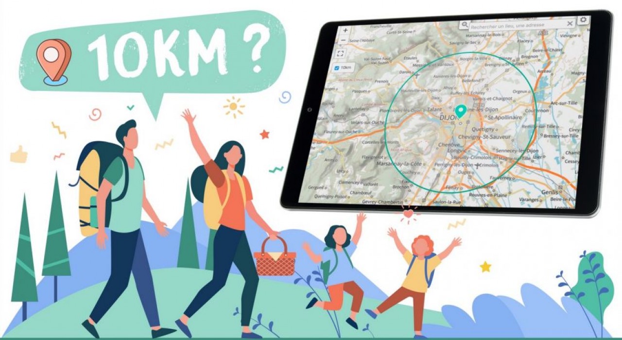 Dernier week-end où les balades restent limitées à 10 km autour du domicile. @ CD_CotedOr