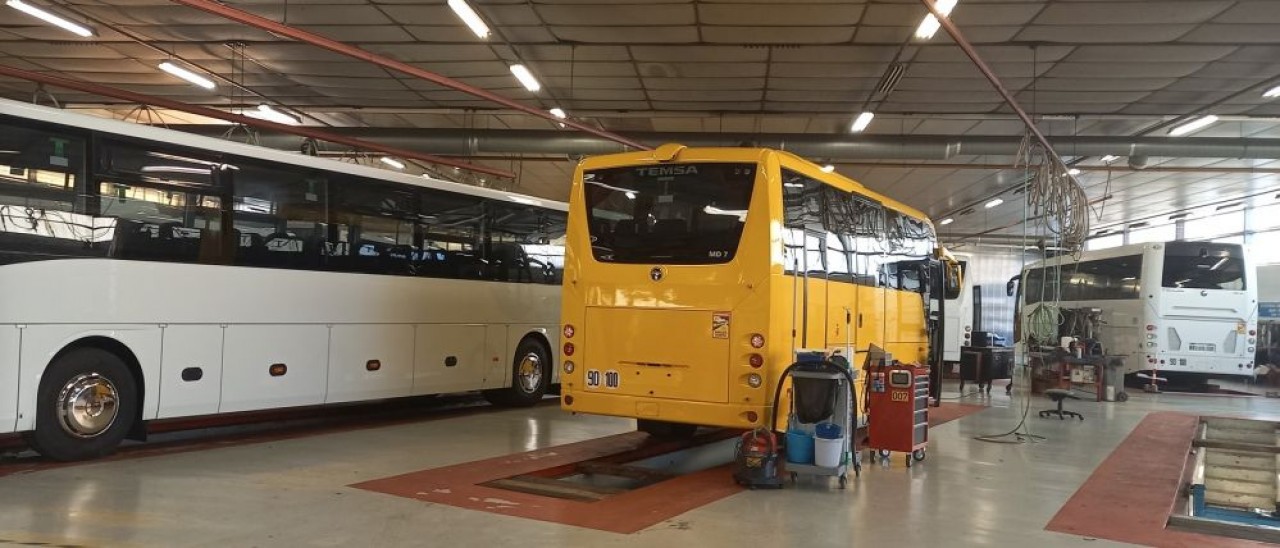 Le Turc Temsa a repris son distributeur français Dietrich Carebus en 2019 et injecté 2,6 millions d’€ dans l’atelier bas-rhinois principalement dédié aux dernières préparations et à la maintenance des bus fabriqués en Turquie. © Traces Ecrites