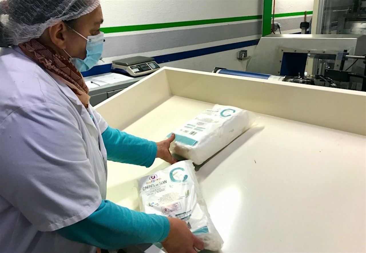 Hydra Beauty & Clean pourra de nouveau blanchir le coton brut et fabriquer les nappes de coton, avec une capacité de 15 tonnes de coton par jour.