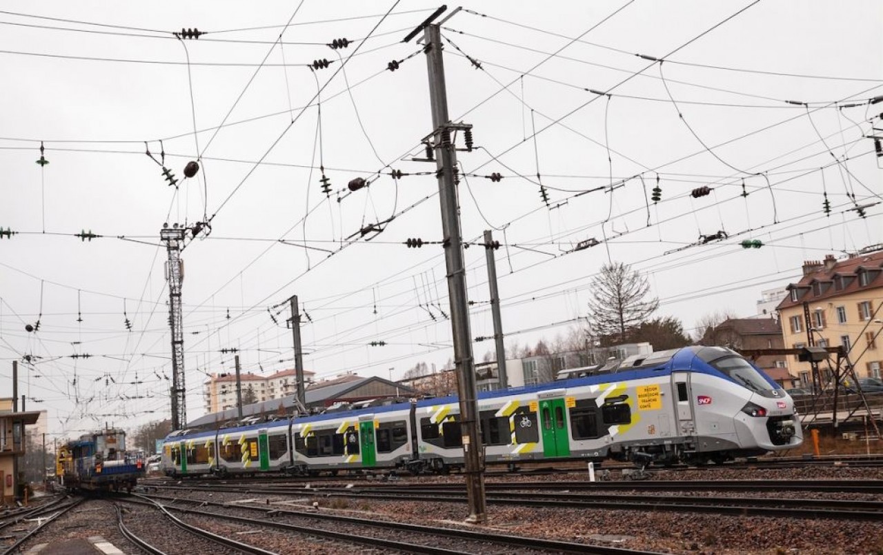 En Bourgogne-Franche-Comté, la circulation des TER a diminué de 60% en 2020. © David Cestron