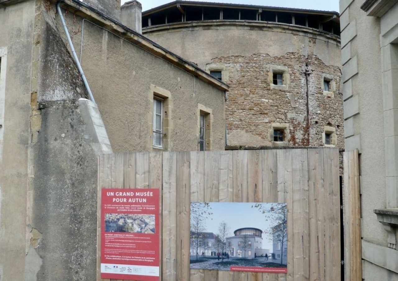La ville d'Autun débutera l'an prochain un vaste chantier d'agrandissement du musée Rolin qui durera plus de 2 ans. © traces Ecrites.