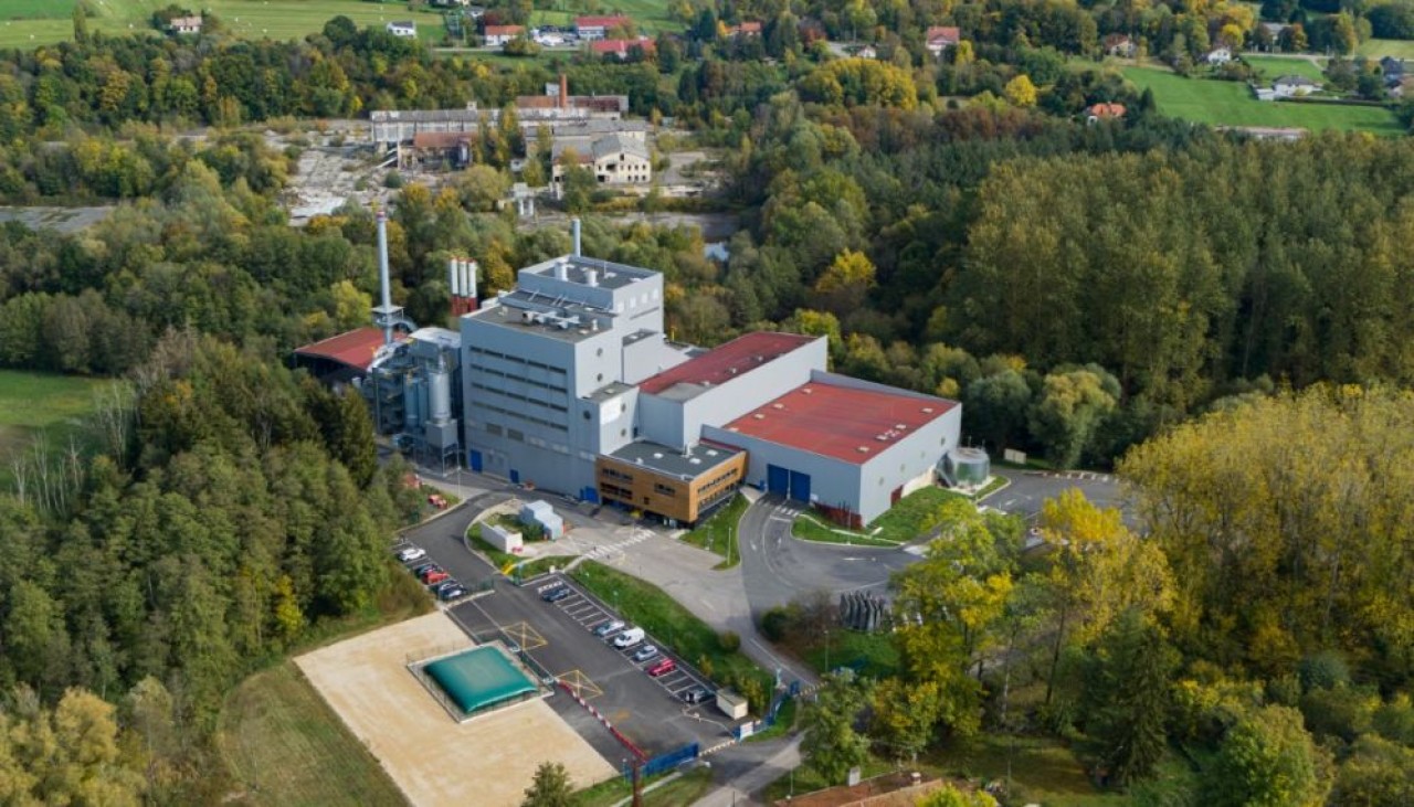 L’exploitation de la nouvelle usine d’incinération du syndicat mixte Evodia à Rambervillers (Vosges) a été confiée au groupe Suez. © Airmegapix L.Rothan