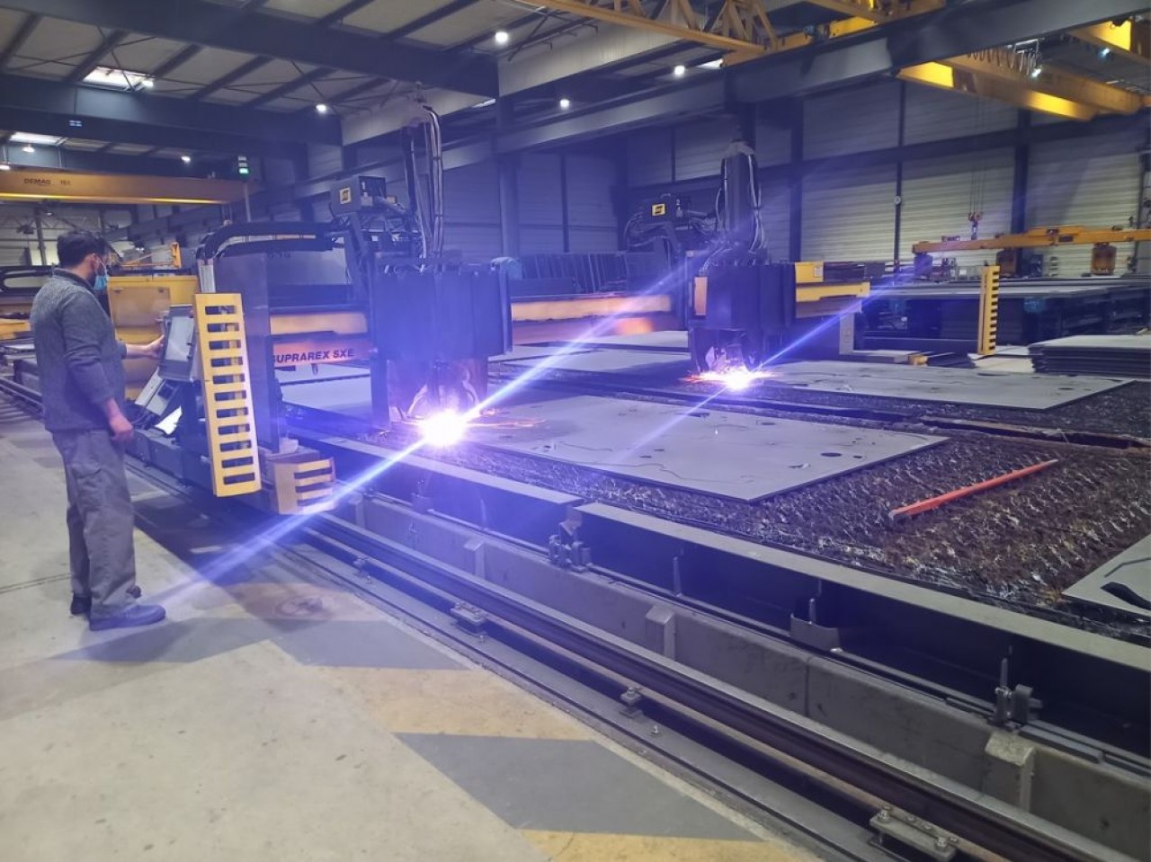 Plasma, laser, oxycoupage, Métalhom a investi en 10 ans dans plusieurs technologies de découpe. © Mathieu Noyer