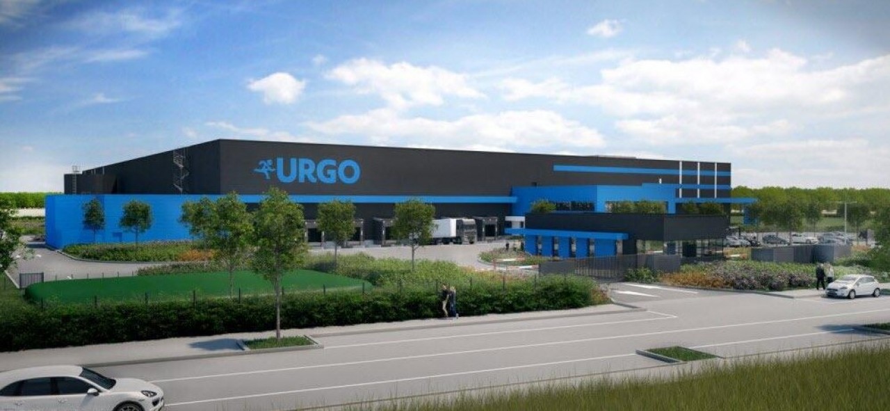 Le nouveau centre de distribution et de stockage de 16 000 m² d'Urgo, va s'implanter au sud de Dijon. © URGO