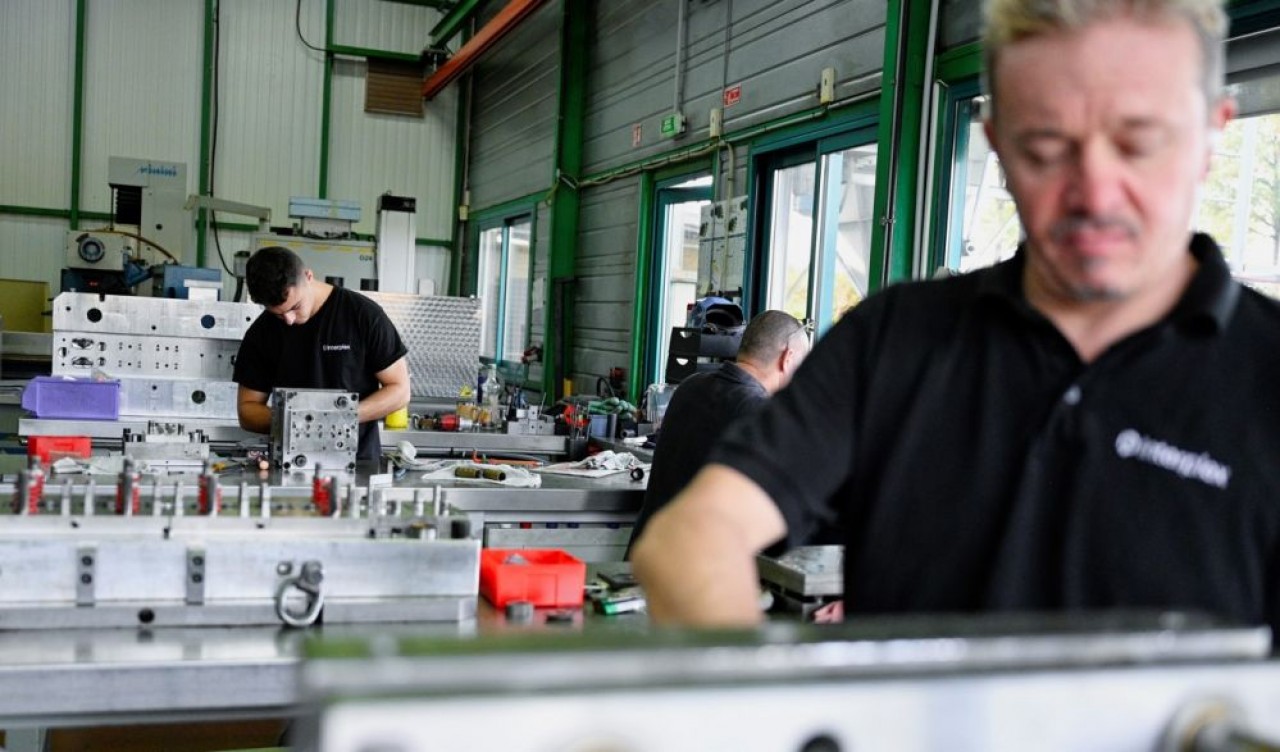 L'usine de Dannemarie-sur-Crête (Doubs) d'Interplex Soprec comprend un atelier d'entretien des moules de découpe. © Laurent Cheviet
