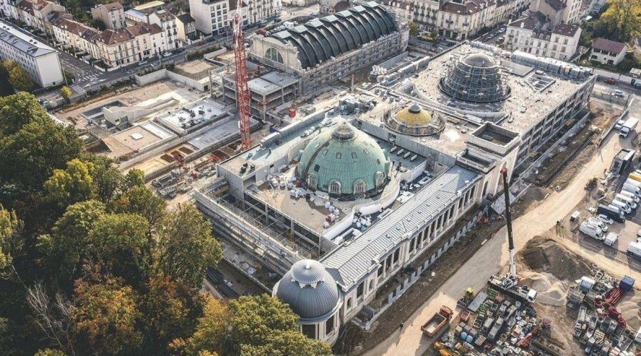 Le chantier Nancy Thermal approche de sa date de livraison (photo ci-dessus datant de l’automne 2021). © Nicolas Dohr / Bouygues Construction