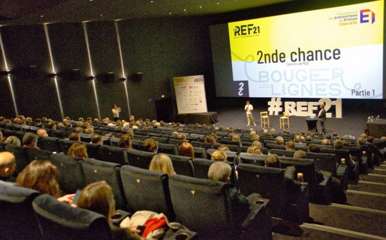 La Rencontre des Entrepreneurs de France (REF) 21 de cette année a permis aux représentants de start-up de se présenter à 450 entrepreneurs. © Arnaud Morel