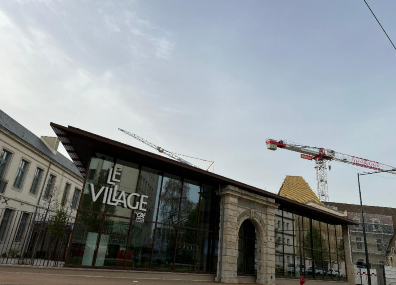 Le pôle de compétitivité Vitagora est installé au Village by CA, lieu d’accueil de start-ups, situé dans la Cité de la Gastronomie et du Vin à Dijon. © Patrice Bouillot
