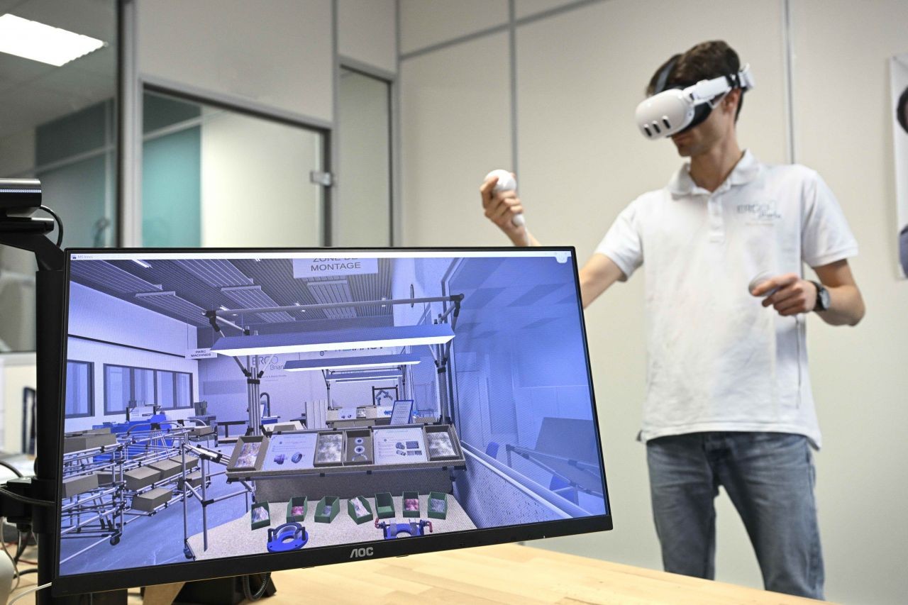 Adepte de la réalité virtuelle dès son origine fin 2017, Ergo Briante ajoute désormais la réalité virtuelle à sa panoplie. ©Laurent Cheviet