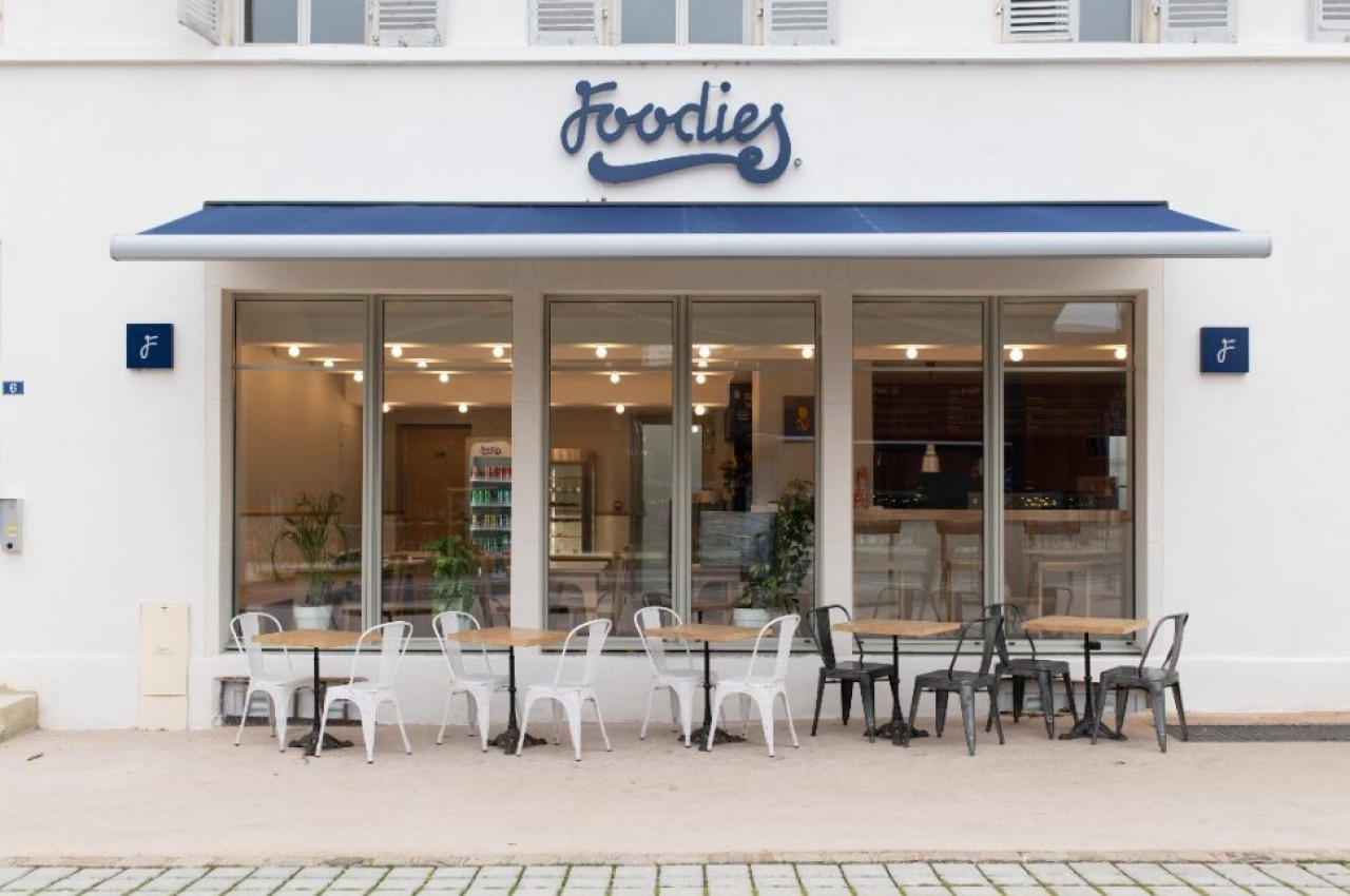 L'un des deux restaurants Foodies actuels, situé en face de la Cité internationale de la gastronomie et du vin de Dijon. © Sabrina Dolidze