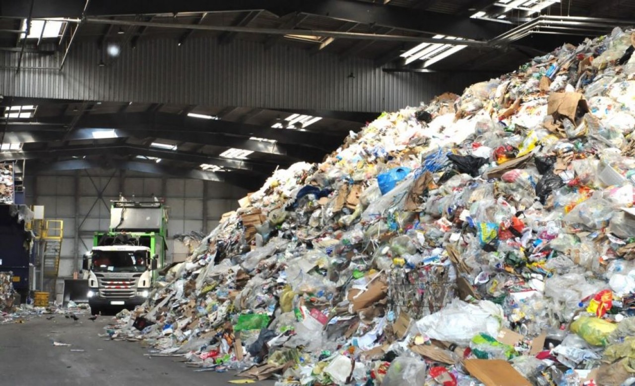 Le site Paprec de Dieulouard en Lorraine regroupe entre 45.000 et 48.000 tonnes de déchets chaque année. © Philippe Bohlinger