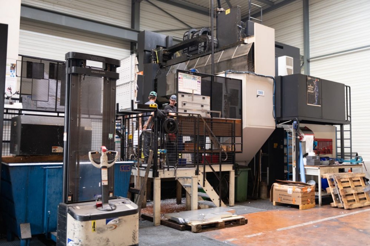 Le groupe SEEB compte dans ses spécialités l'usinage à 5 axes pour la production de pièces de grande dimension. © Sabrina Dolidze
