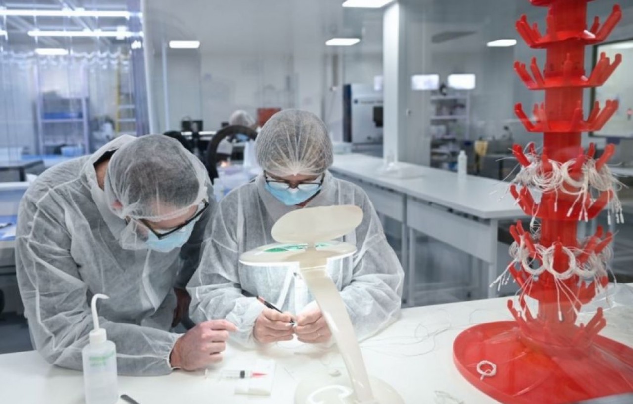 Fondée en 2010, Cisteo Medical emploie 50 salariés sur Temis Microtechniques à Besançon. © Laurent Cheviet