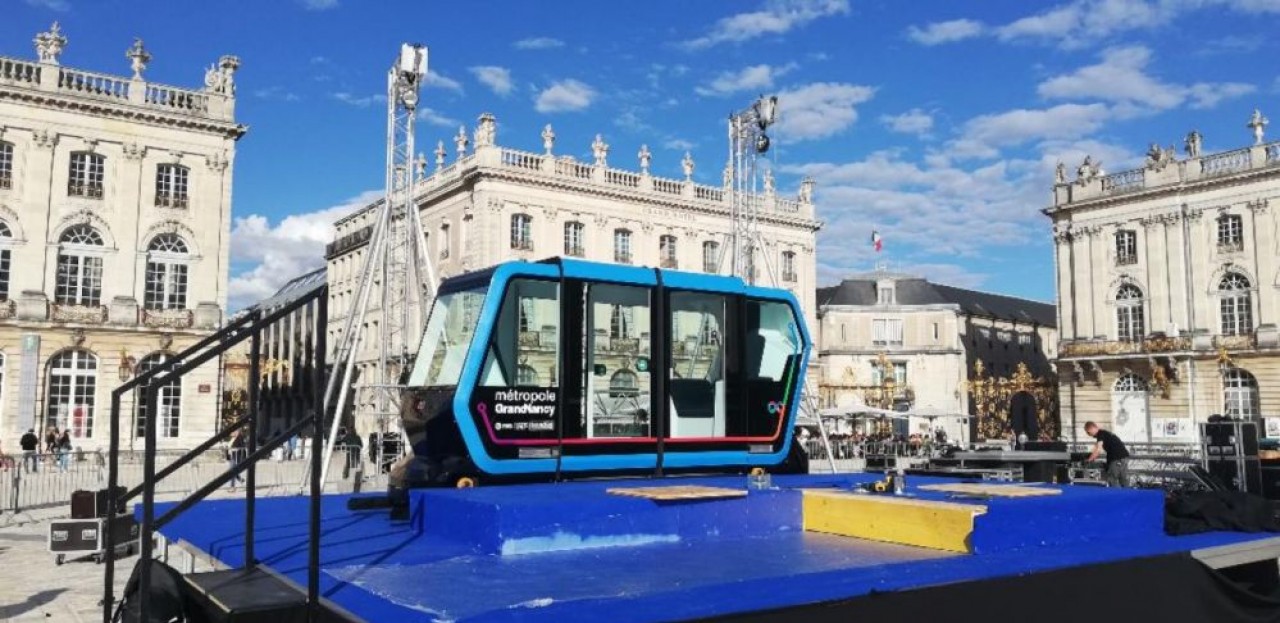Les capsules de transport urbain de la jeune pousse nancéienne Urbanloop seront fabriquées dans les ateliers de la PME Cini à Tomblaine (Meurthe-et-Moselle). © Urbanloop