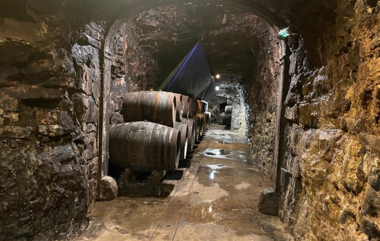 Les caves de la maison familiale plongent à 50 mètres de profondeur. © Nicolas Desmoulin