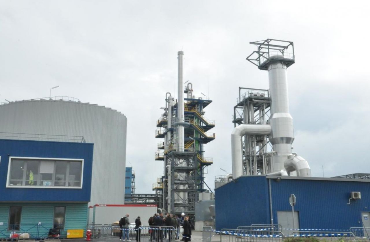 La bioraffinerie de la société Afyren a été inaugurée en septembre 2021 sur la plateforme de Carling-Saint-Avold (Moselle). © Philippe Bohlinger