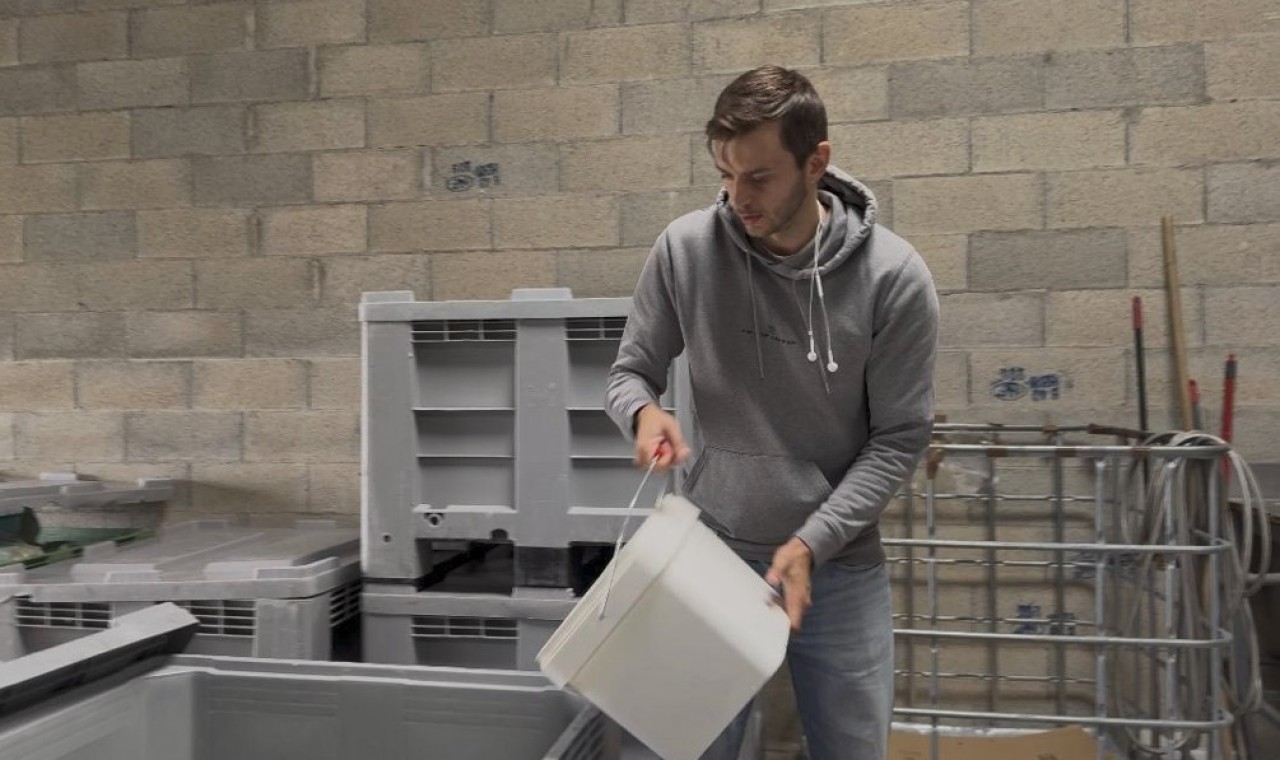 La start-up Recycle a fait du ramassage de biodéchets en petite quantité sa spécialité depuis sa création en 2023. © Recycle