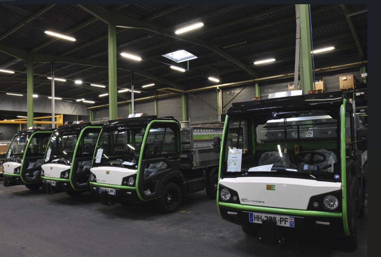 Etesia à Wissembourg (Bas-Rhin) souhaite produire à terme 500 véhicules ET Lander par an. Ce modèle électrique multifonction est destiné aux collectivités. © Julie Giorgi