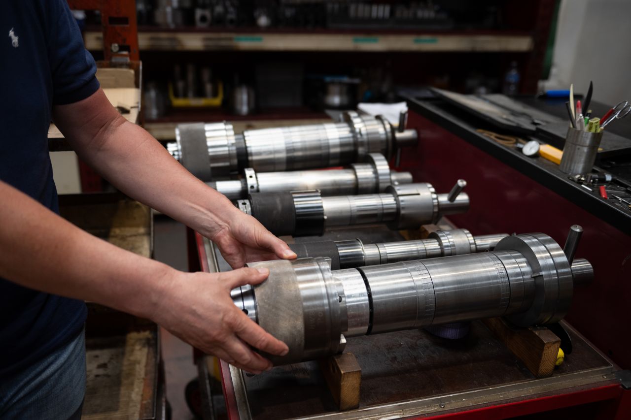 BPM pi&egrave;ce. Outillage de reprise dune piece usin&eacute;e pour des moteurs &eacute;lectriques Parker&copy;Sabrina-Dolidze2