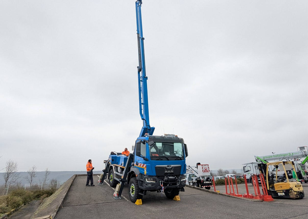france elevateur essai sur pente