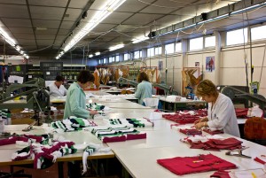 Atelier de fabrication chez Clayeux à Montceau-les-Mines