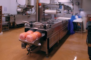 Fabrication de jambon.