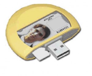Exemple de clef USB qui pourra être validée sur les deux réseaux.