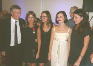 Catherine Dugourd et sa famille.