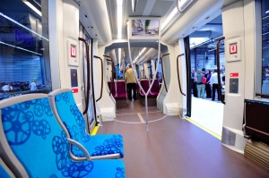 La maquette du tramway, bientôt visitable, à l'angle de la rue de la République et de l'avenue Gaulard à Besançon, à quelques dizaines de mètres de la Maison du Tram. (Photo : Grand Besançon)