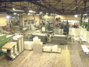 Une partie des ateliers de Global Hygiène à Auxonne (Côte-d'Or).