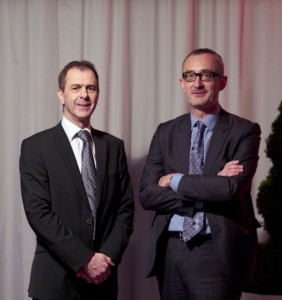 Laurent Fournier, président du conseil régional de l’ordre des experts-comptables de Bourgogne Franche-Comté et Jean-Jacques Pichon, président de la compagnie régionale des commissaires aux comptes de Besançon.