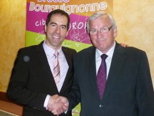 Christophe Rodriguez, le nouveau directeur général (à gauche) et Jean-Marc Cazier, fondateur de Repack'S qui a cédé son entreprise en 2011.